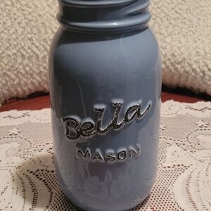 Mason Blue Jar